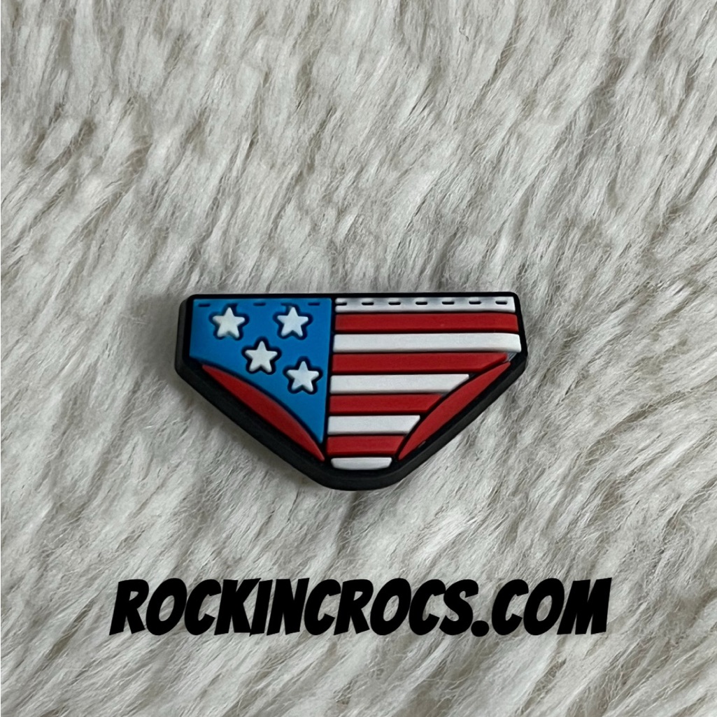 Americana Croc Charm 5$